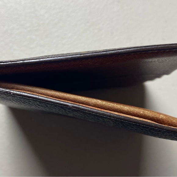 Louis Vuitton Men’s Monogram Pattern Bi Fold Leather Wallet 100% Authentic - Picture 11 of 14